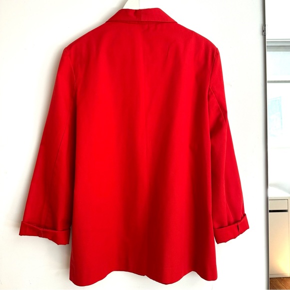 Red Vintage ColorMates Summer Blazer - Picture 2 of 6